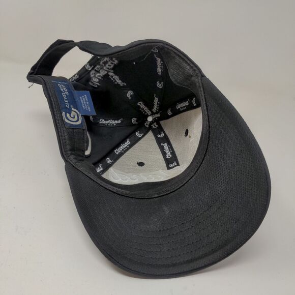 Cleveland Golf Men's Strapback Hat Black Adjustable Embroidered Logo - Picture 11 of 13